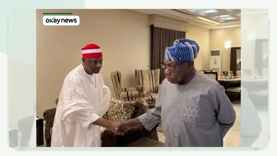 Obasanjo Visits Kwankwaso at Kano Residence
