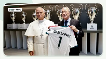 Pope Leo Meets Real Madrid President at Bernabeu After Massive Madrid Mass