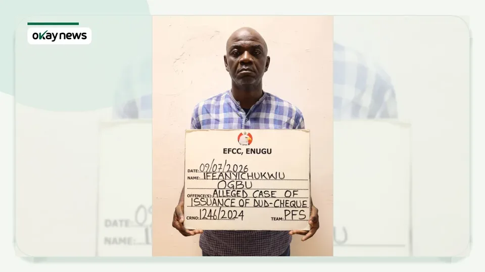 EFCC Arraigns Entertainment CEO Over Alleged N16.8 Million Dud Cheque Fraud in Enugu