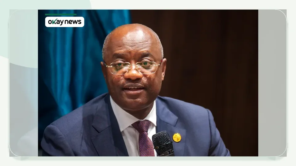 President and Chairman of the Board of Directors of the African Export-Import Bank, Dr George Elombi speaking during the Afreximbank’s Mid-Year Media Briefing held at the Afreximbank African Trade Centre in Abuja