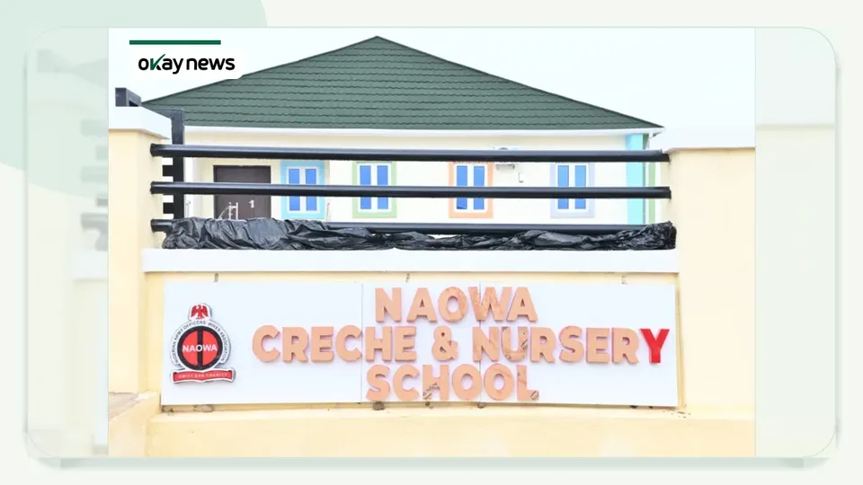 NAOWA President Opens New Creche, Nursery School in Abuja Barracks