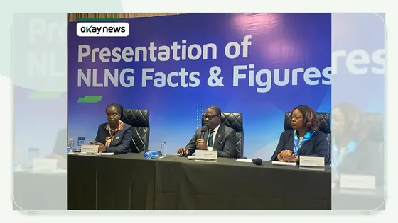 Anne-Marie Palmer-Ikuku, Adeleye Falade and Sophia Horsfall at an NLNG media engagement in Lagos