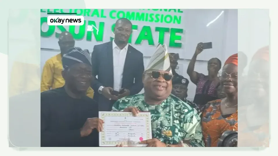 Adeleke Receives Return Certificate, Pledges ₦500m Victims Fund