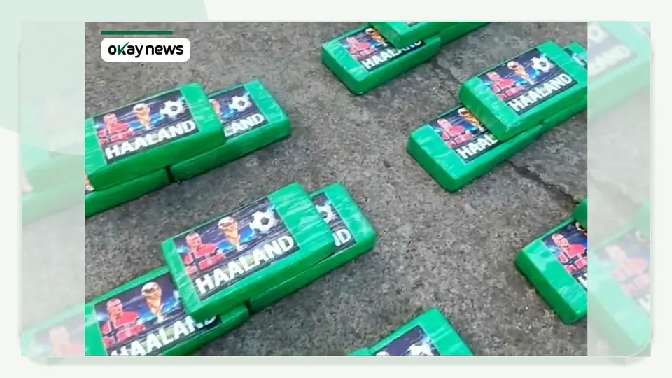 Ecuadorian Police Seize 1,034 Pounds of Cocaine Branded With Erling Haaland Stickers